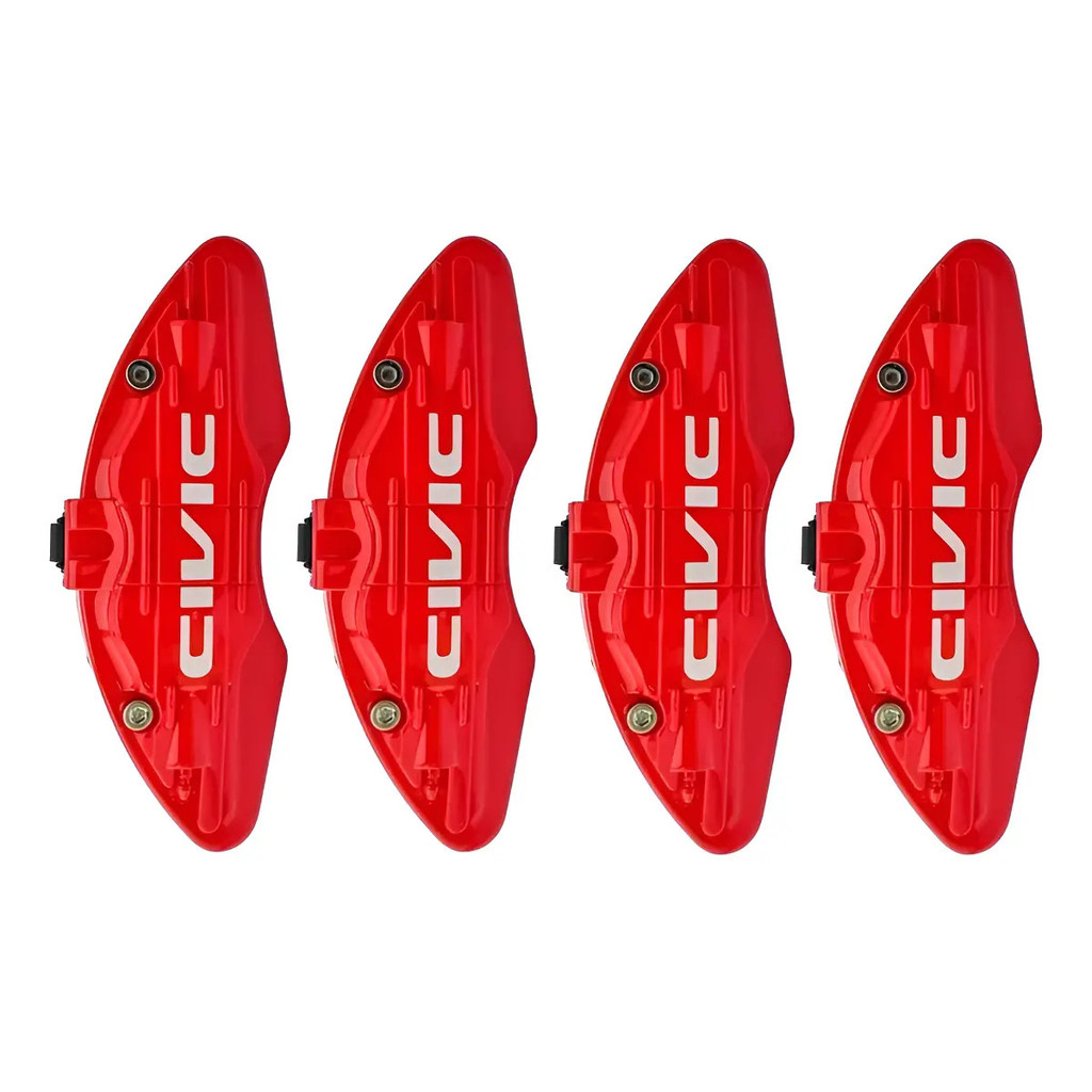 Kit 2 Pares Capa Pinça De Freio Trava Presilhas Civic Até 2016