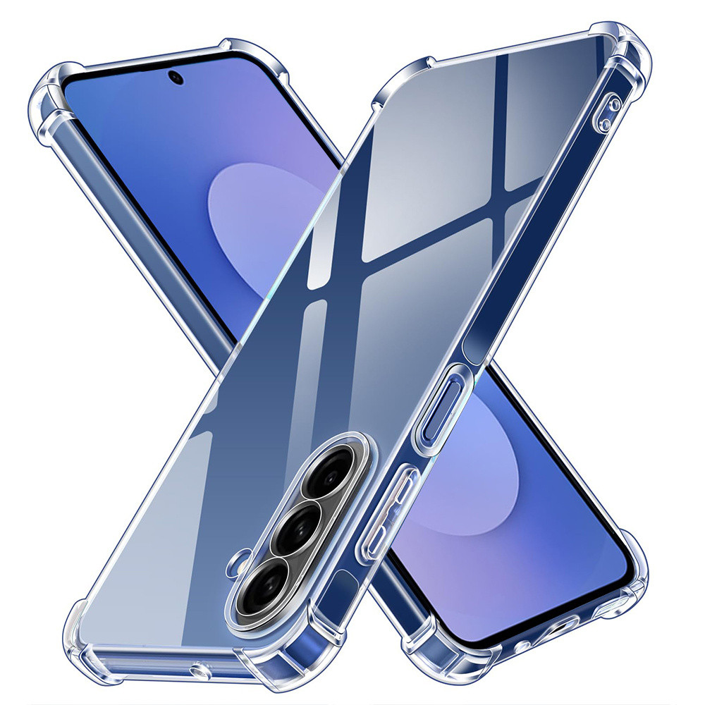 Capa Transparente Ultra Fina para Samsung Galaxy S25 FE S24 FE S23 S22 S21 A56 A55 A54 A35 A34 A25 A24 A15 A14 5G Slim C