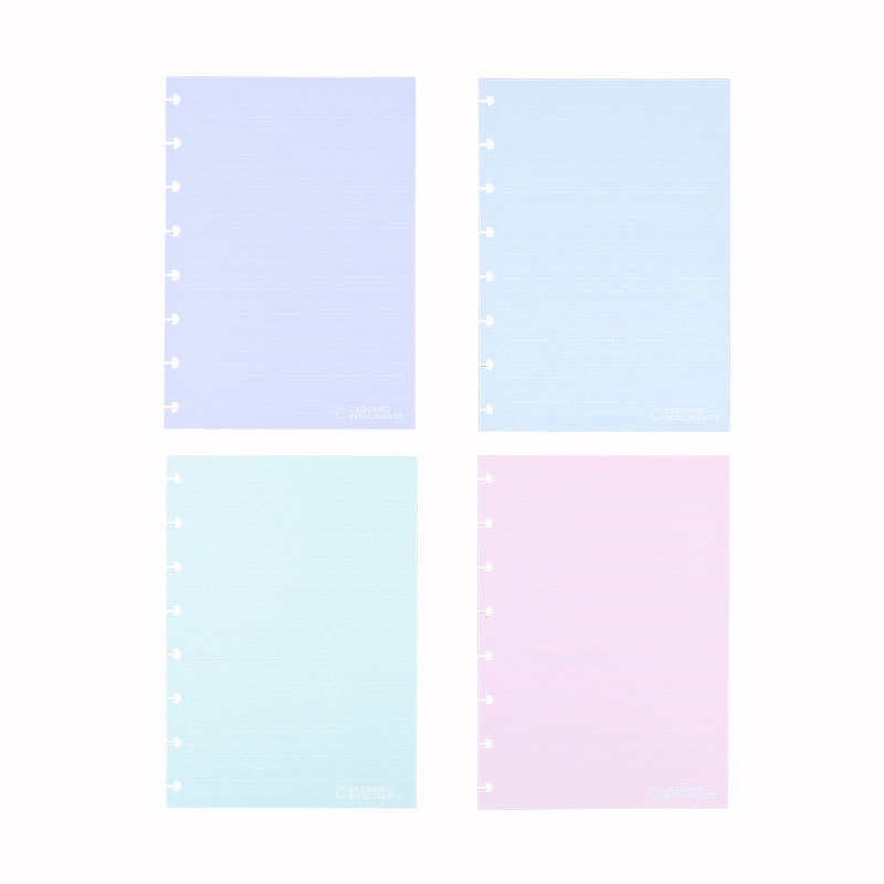 Bloco refil médio CandyColors pautado linha branca 90g com 40 folhas CIRM3035 Ca