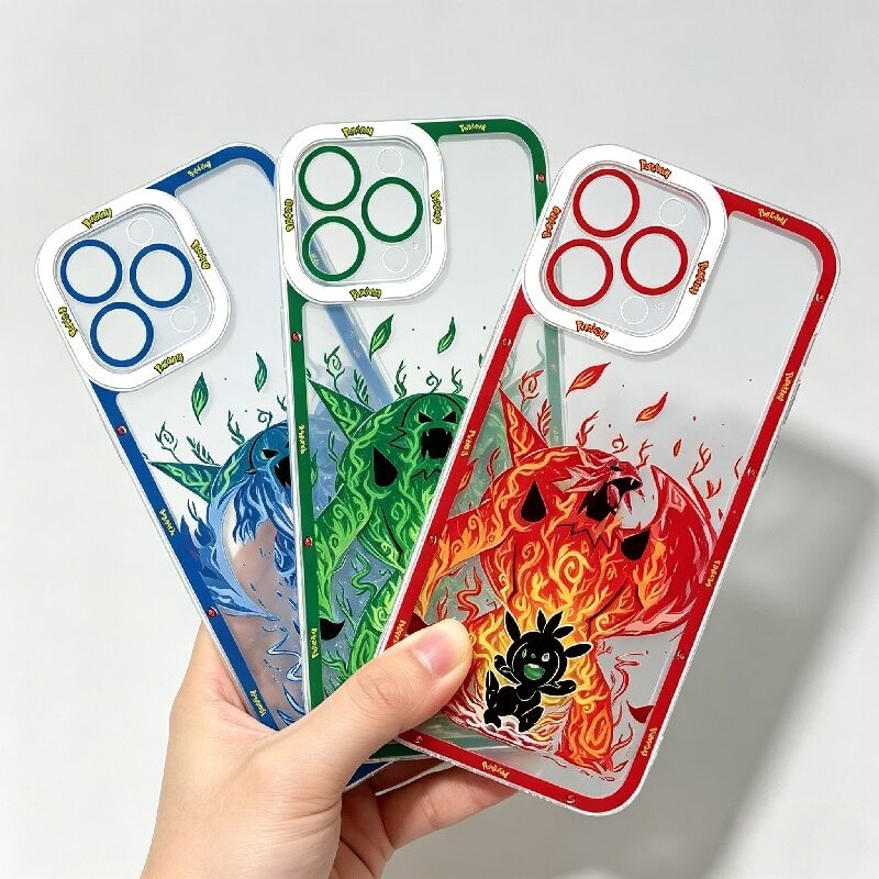 Capa Protetora Pokémon em Alta para Samsung Galaxy A57 5G A56 A55 A16 A07 A54 A53 A52 A35 A36 A34 A06 A52S 5G Capa de Te