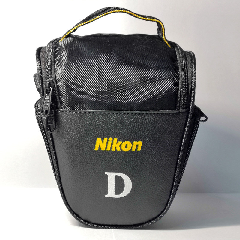Bolsa para câmera SLR adequada para Nikon D90D3200D7200D7100D7000D5600 Bolsa triangular de ombro