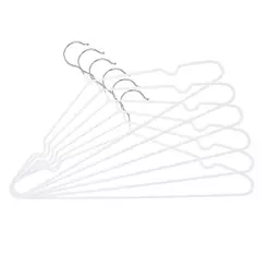 Kit Cabide Soft Touch Branco