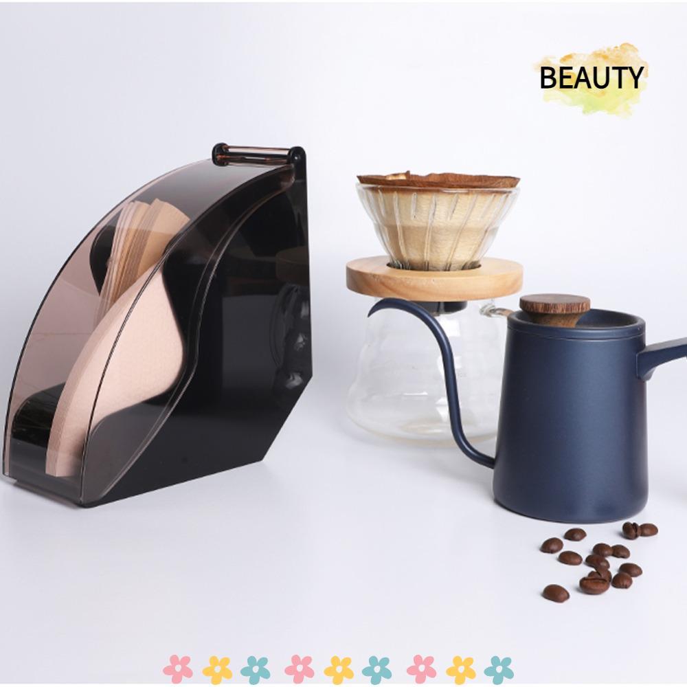 BEAUTYHOMEBR Suporte De Papel Para Filtro De Café , Capacidade De Armazenamento , 100 Peças , Capa À Prova De Poeira ,