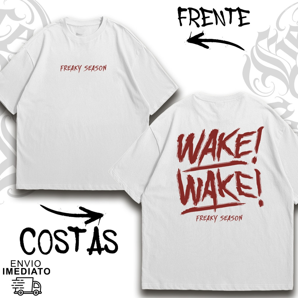 [Camiseta Premium em Algodão Puro]GXG Camiseta Treino Academia ''WAKE WAKE'' Lançamento 2026 Premium Envio Imediato - 69