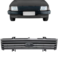 Grade Dianteira Radiador Escort 1984 1985 1986 Preto