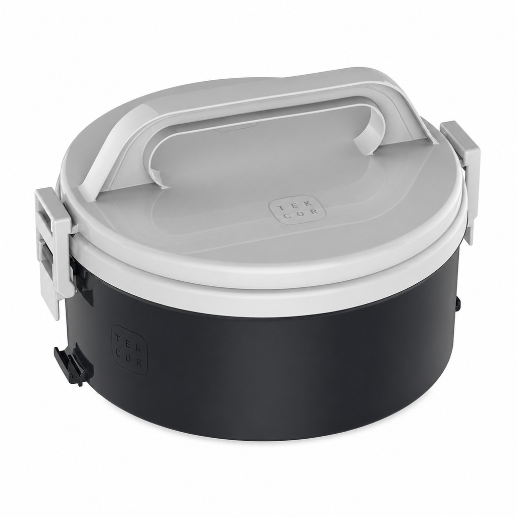 Marmita Térmica 1,5L Sem Divisória Tekcor Preta - Soprano
