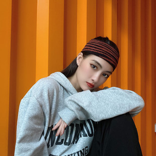 Japonês coreano na moda Zebra padrão de malha bandana All-Match de aba larga Outing capa de cabelo legal menina bi-Piece