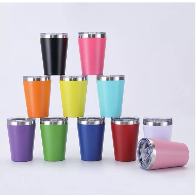 Copo térmico cerveja  Leite  café  Aço Inox com tampa 260Ml （Excelente qualidade）