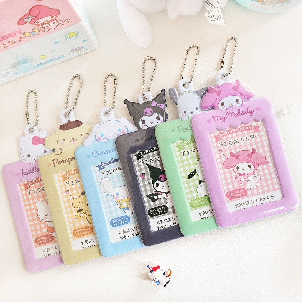 Porta-cartões Sanrio 1pc Kpop Photocard Chaves Capas Fotográficas Protetor de Banco 2EB2