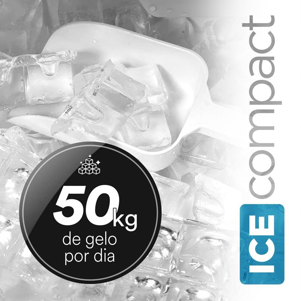 Máquina de Gelo EOS 50Kg Ice Compact Inox EMG515 220V · foto 2