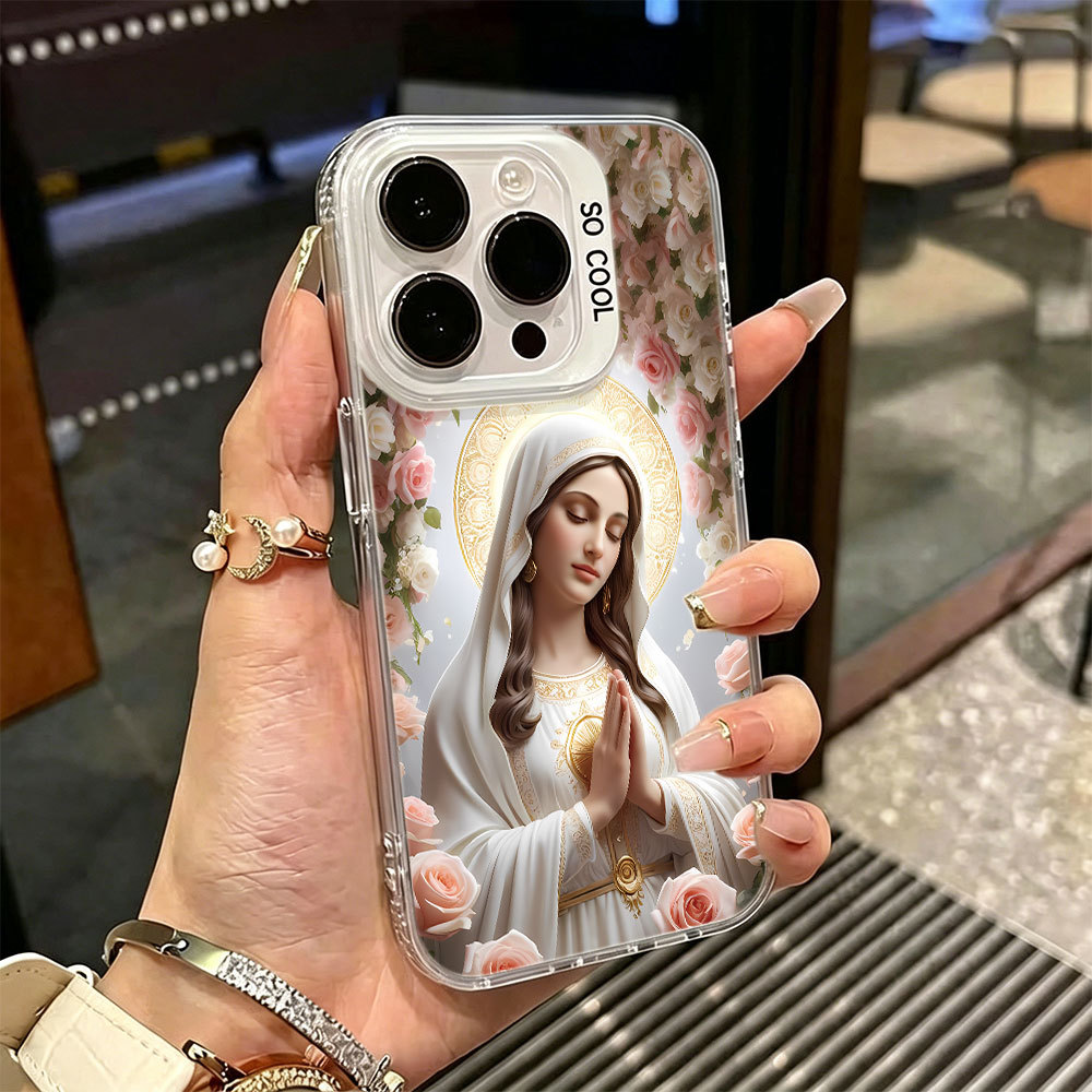 Maria Em Oração Capinha Para Samsung Galaxy A55 A15 A32 A06 A12 A13 A14 A16 A23 A36 A52 S20 S21 S23 S24 Capa