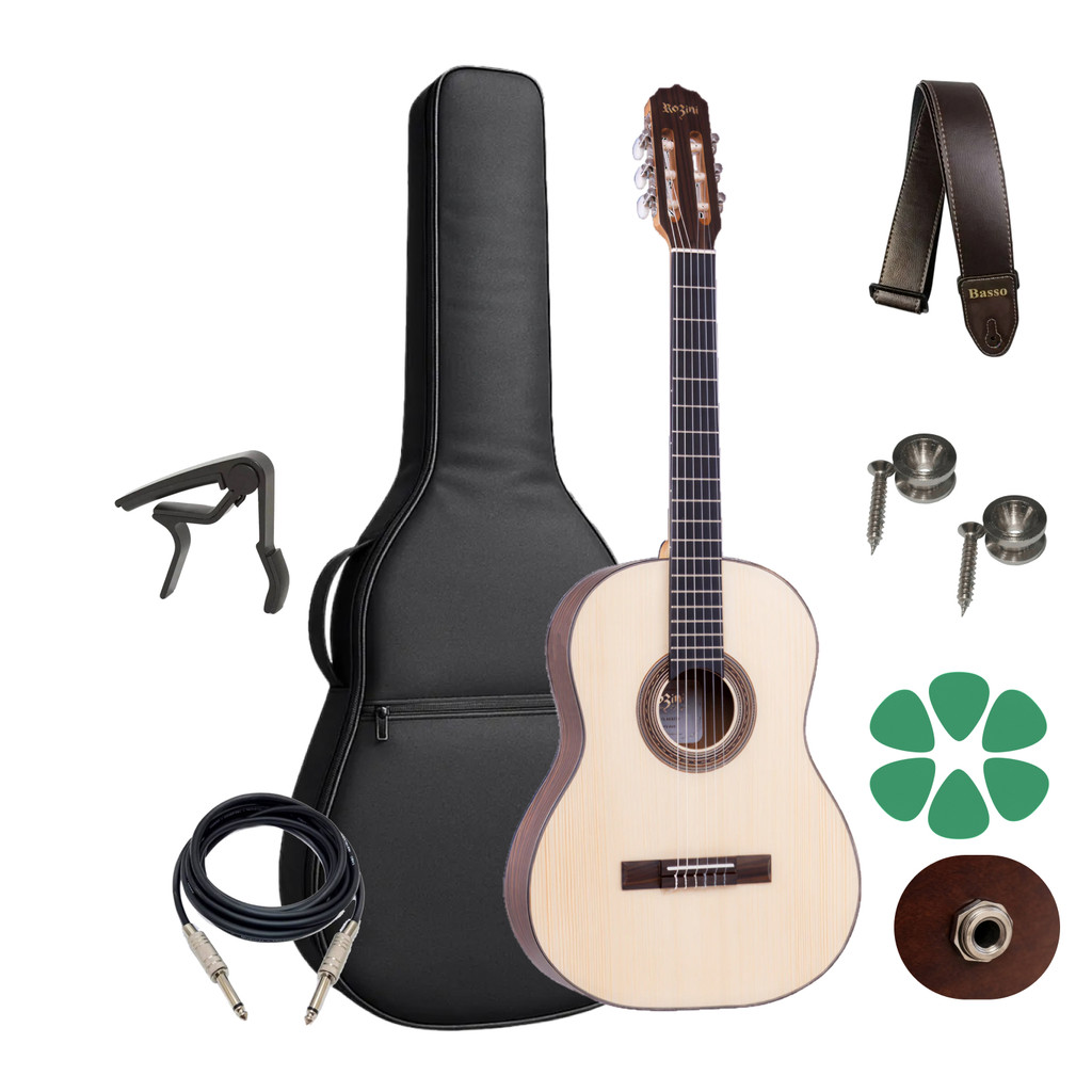 Violão Eletroacústico Rozini Rx210 + Capa Luxo E Acessórios