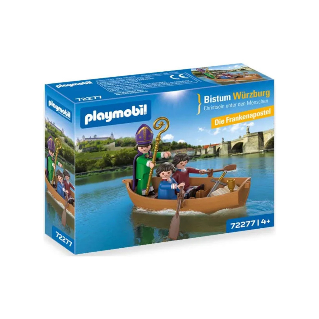 Playmobil 72277 Barco com Três Missionários Irlandeses