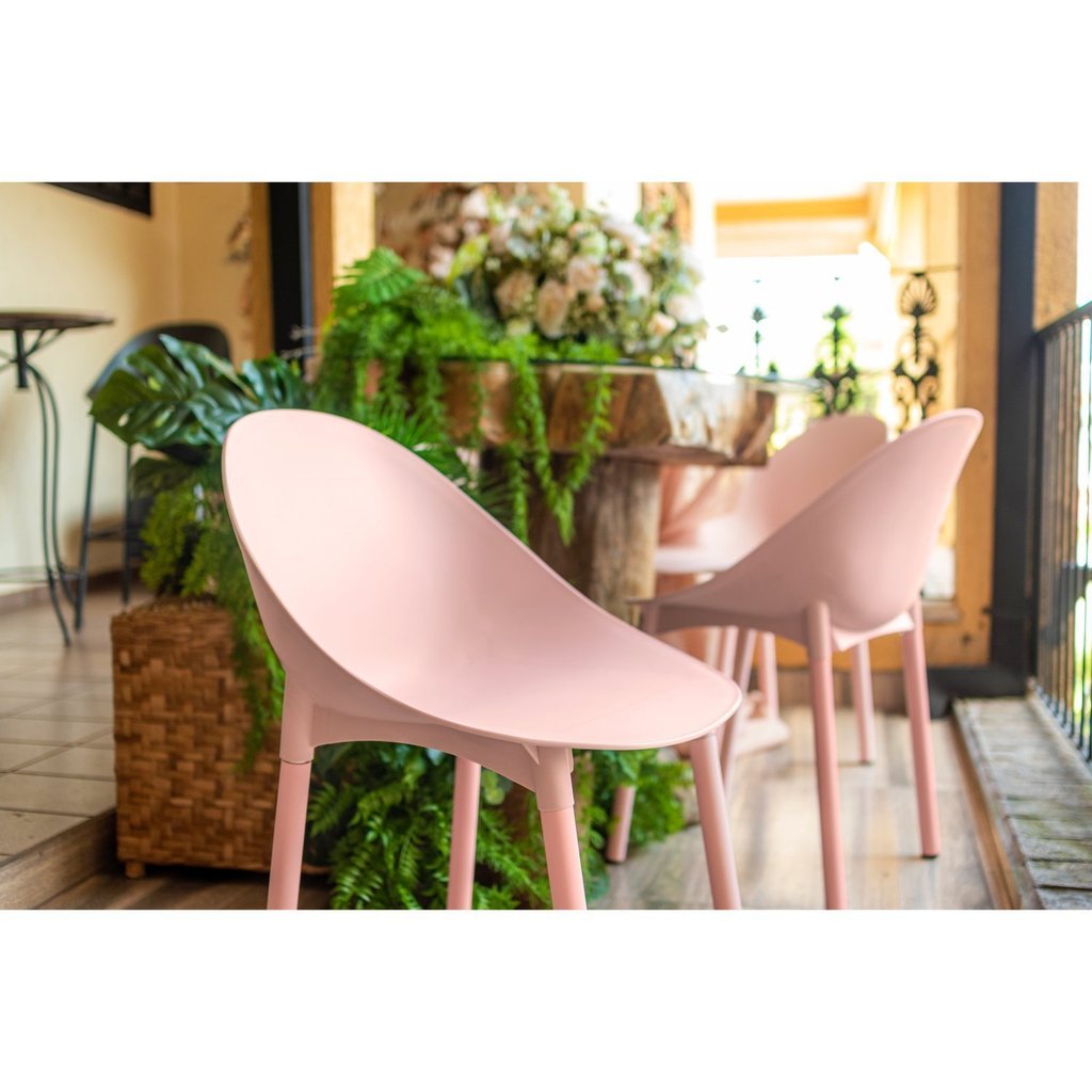 Conjunto com 2 Cadeiras para Jardim Pétala