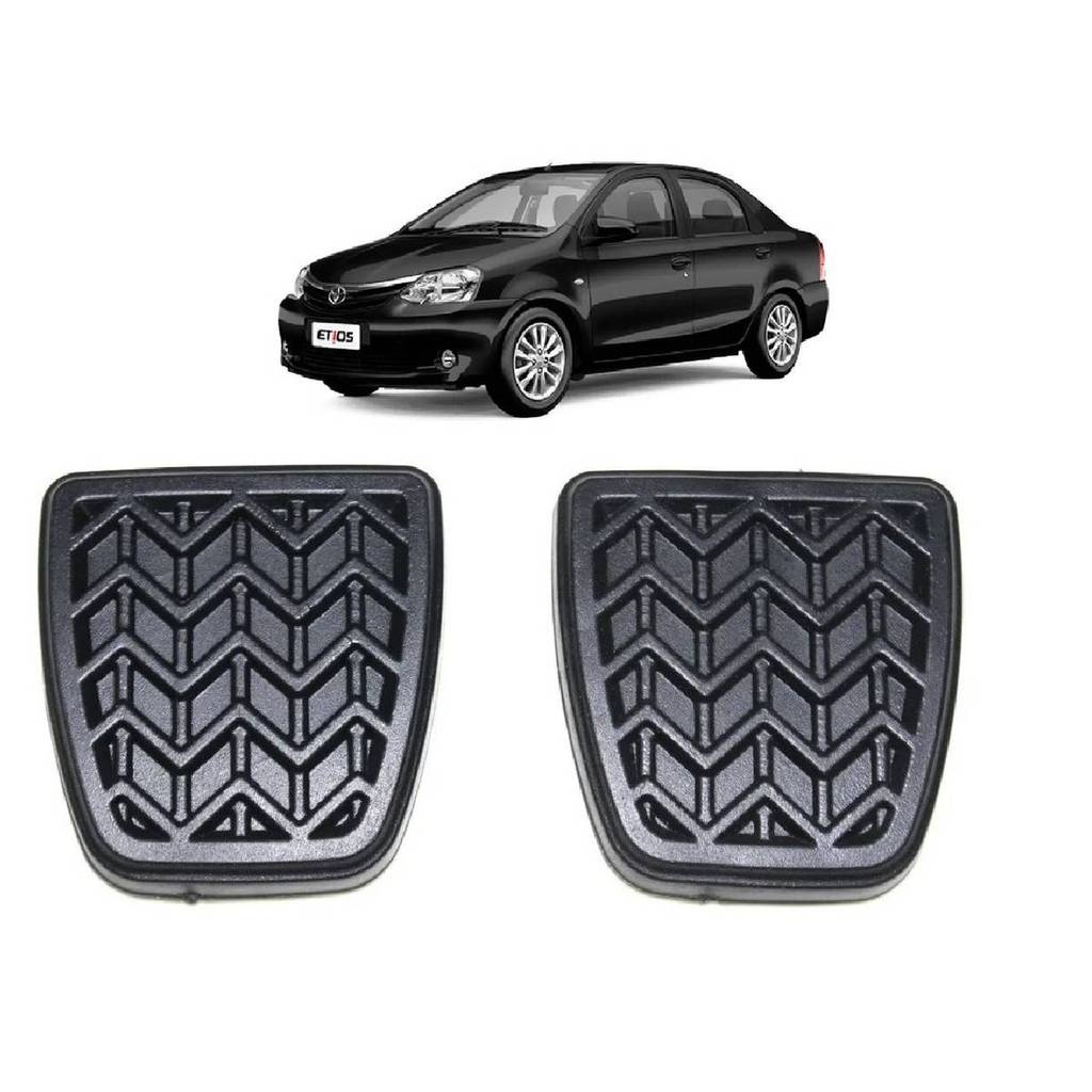 Par Capa Pedal Pedaleira Freio E Embreagem Etios Hilux 2012 2013 2014 2015