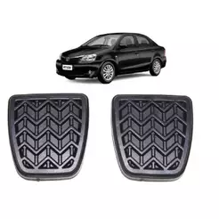 Par Capa Pedal Pedaleira Freio E Embreagem Etios Hilux 2012 2013 2014 2015