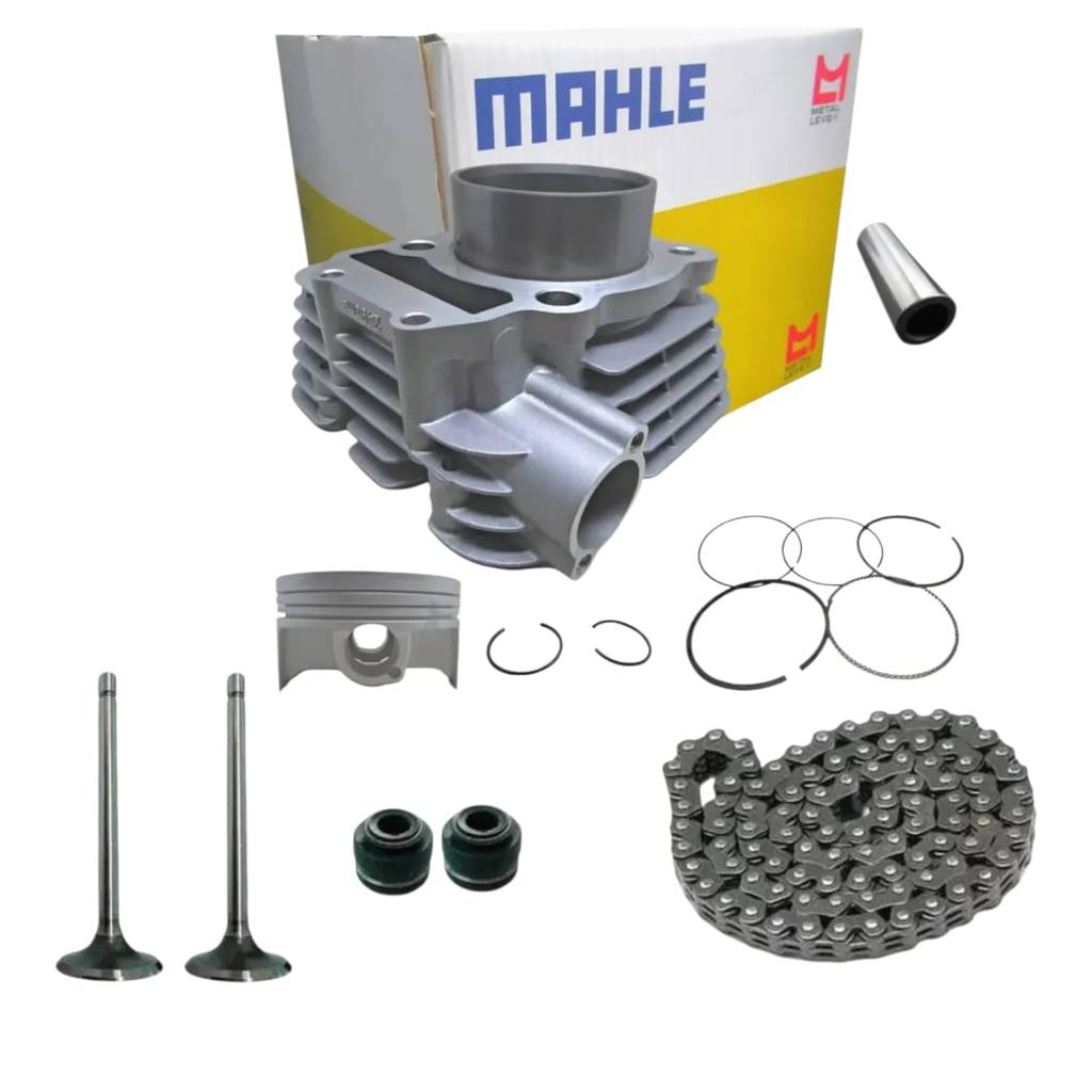 Kit Cilindro Ys Fazer 250 Lander Válvulas Metal Leve Juntas