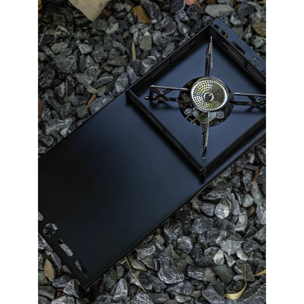 Coman Preto Dobrável Mesa Voadora Única Mesa de Chá Ao Ar Livre Mesa de Café Dobrável de Aço Inoxidável Leve Portátil Fo