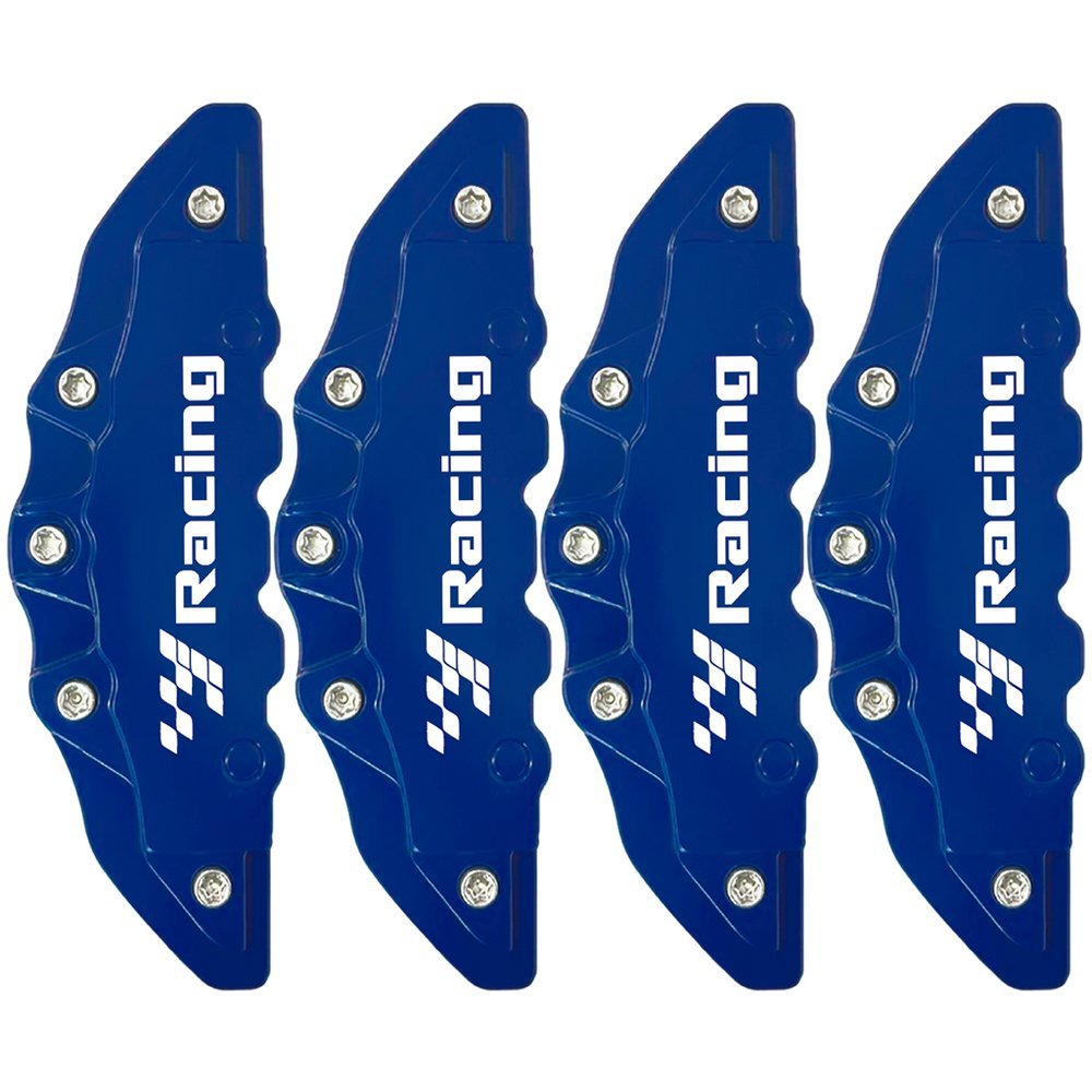 Kit 4 Capas Pinça Freio Azul - Racing Esportivo Tuning Aro15