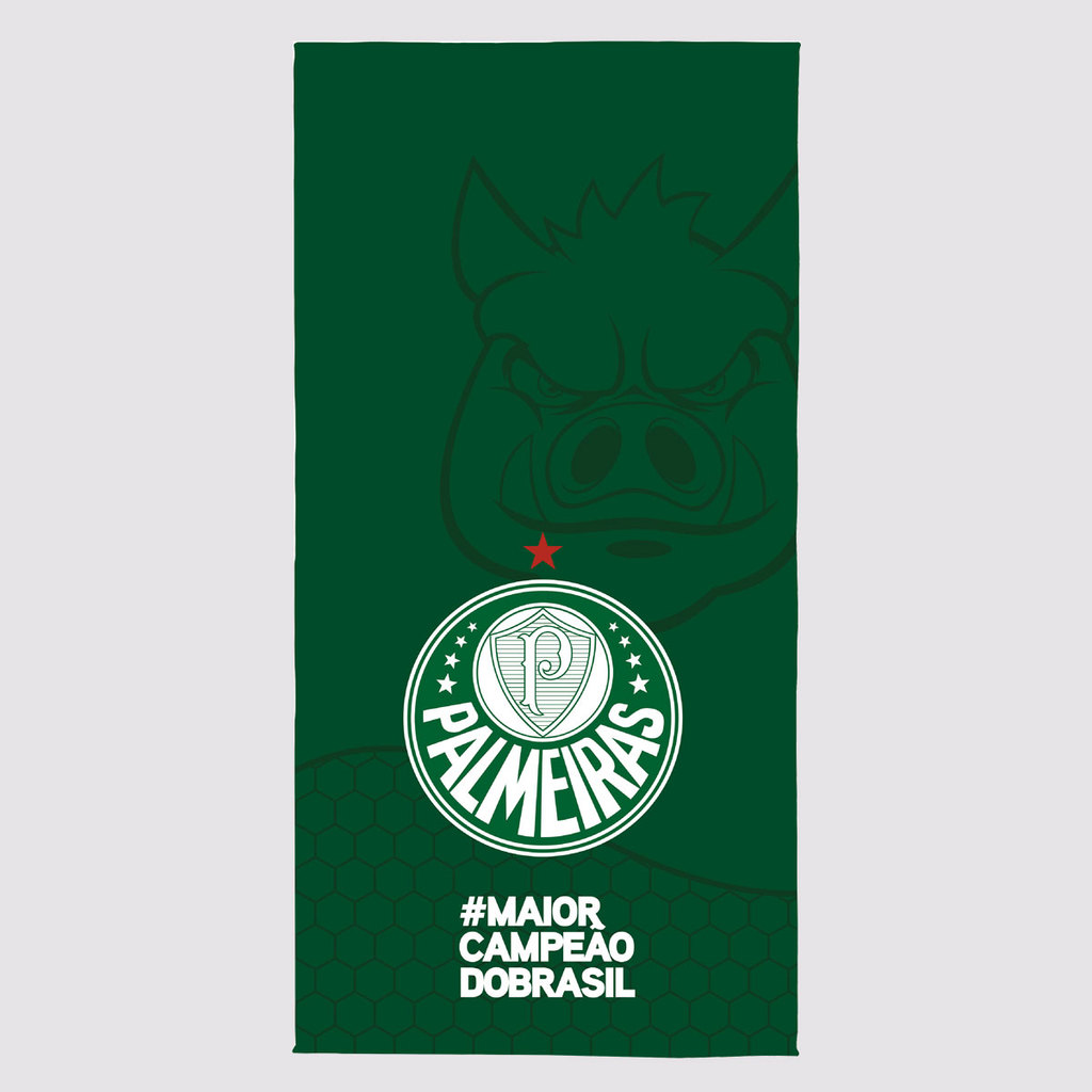 Toalha de Banho Palmeiras Escudo Verde