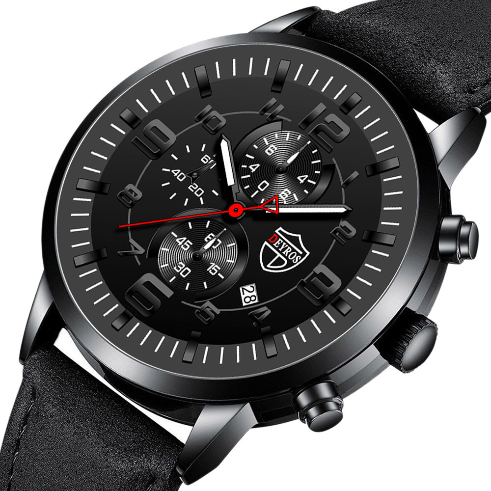 Relógio masculino relógio masculino estudante cinto relógio de quartzo automático calendário relógio luminoso