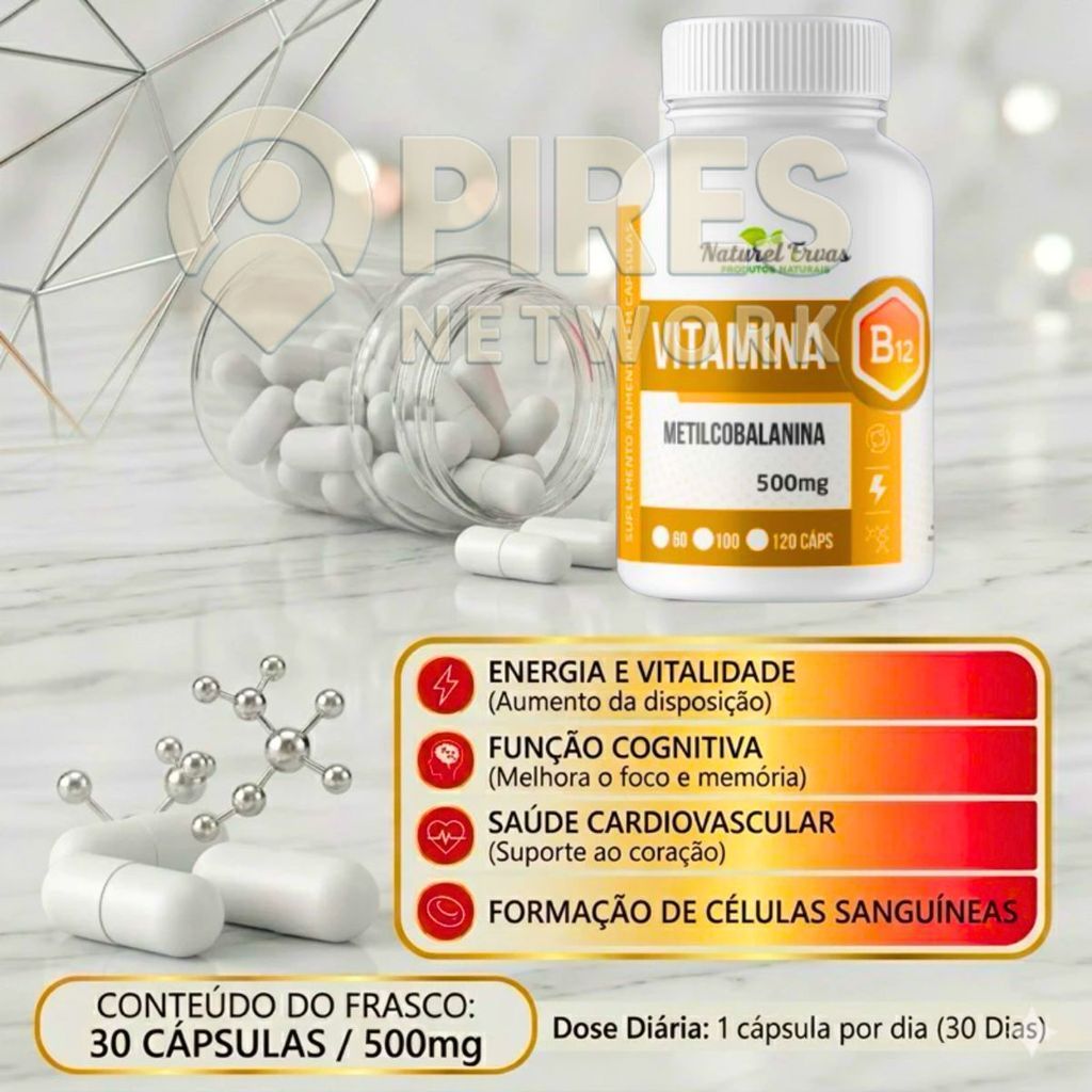 KIT Vitamina C + Vitamina B12 + Mix de 5 Magnésios - envio rápido — imagem 2 de 2