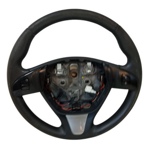 Volante Direção Couro Renault Stepway Duster Sandero 14/19 Preto