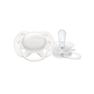 Chupeta Ultra Soft Individual 0 a 6 Meses Branca Philips Avent (SCF092/01) em Oferta na Shopee