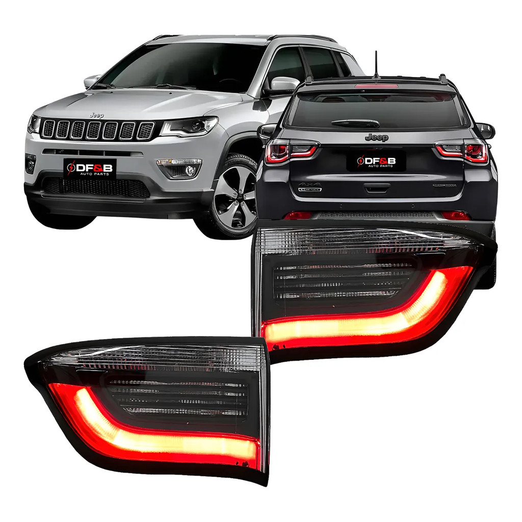 Lanterna Traseira Porta Malas LED Jeep Compass 2017 2018 2019 2020 2021