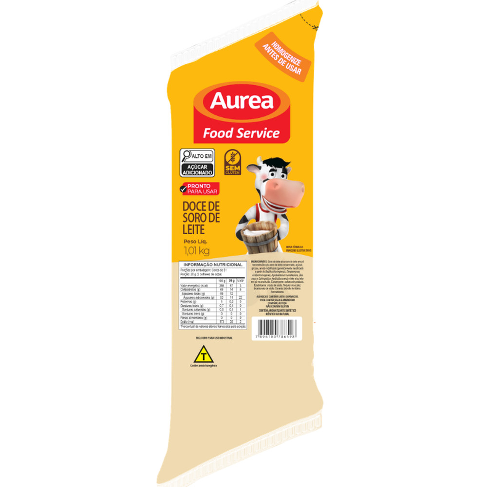 Doce de Soro de Leite Bag 1,01kg - Aurea