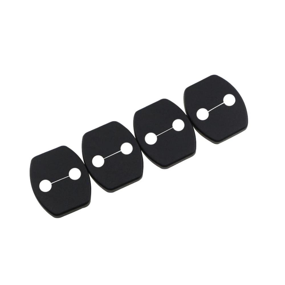 4 Pçs/set Para Hyundai Tucson Sonata Creta Ix25 Kona Solaris 2016-2019 ABS Fechadura Da Porta Do Carro Capa Protetora Ad