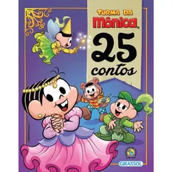 Turma da Mônica | 25 Contos | Capa Roxa Brochura