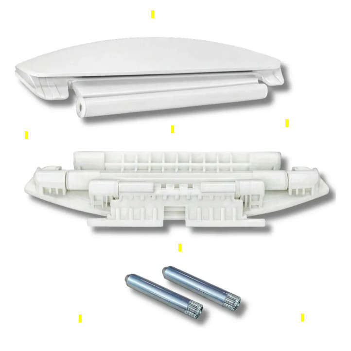 Kit Dobradiça Máquina De Lavar Brastemp Bwg11 Bwh11a Bwu11a