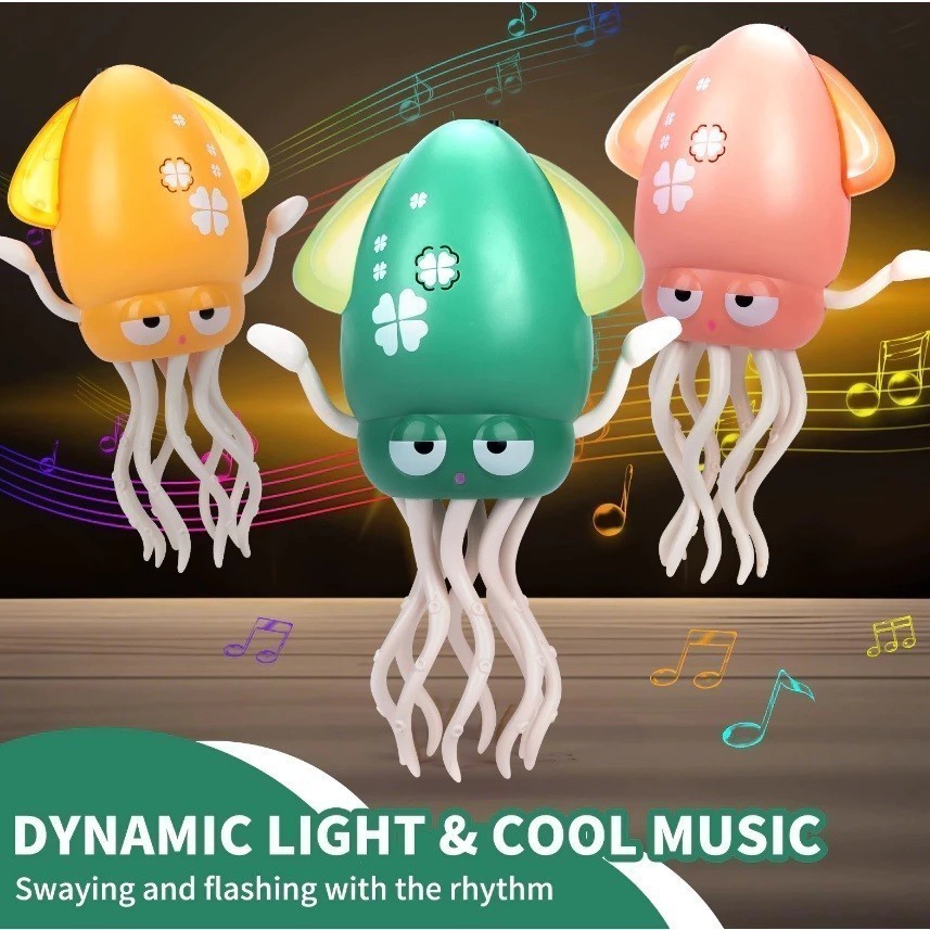 automatic dancing octopus, educational obstacle avoidance toy for kids-p21