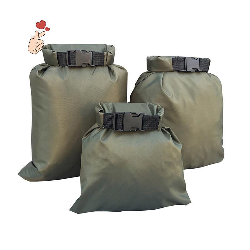 [PEBR] 3 Unidades/Conjunto Bolsa De Deriva Multifuncional Seca À Prova D'água Nylon Bolsas 1.5L 2.5L 3.5L Para Acampamen