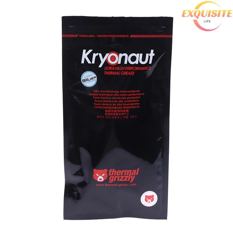 [EL-t] 5.5g Thermal Grizzly Kryonaut Extreme KE Pasta Térmica Para CPU/GPU Cooler Composto De Grande Capacidade Graxa De