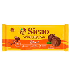 Cobertura Chocolate Blend Sicao Fácil Barra 1.01kg