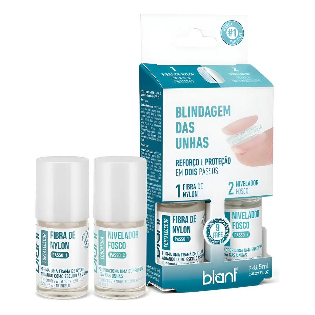 KIT BLANT 2X8,5ML BLINDAGEM DAS UNHAS FORTE