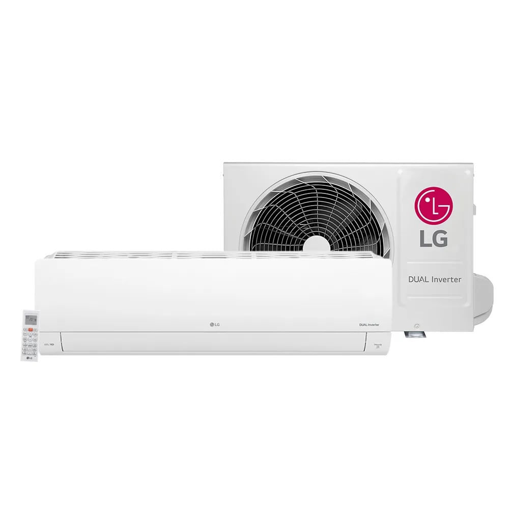 Imagem Ar Condicionado Split Inverter 12.000 Btus LG Dual Compact +IA Frio S3-Q12JAQAL - 220 Volts
