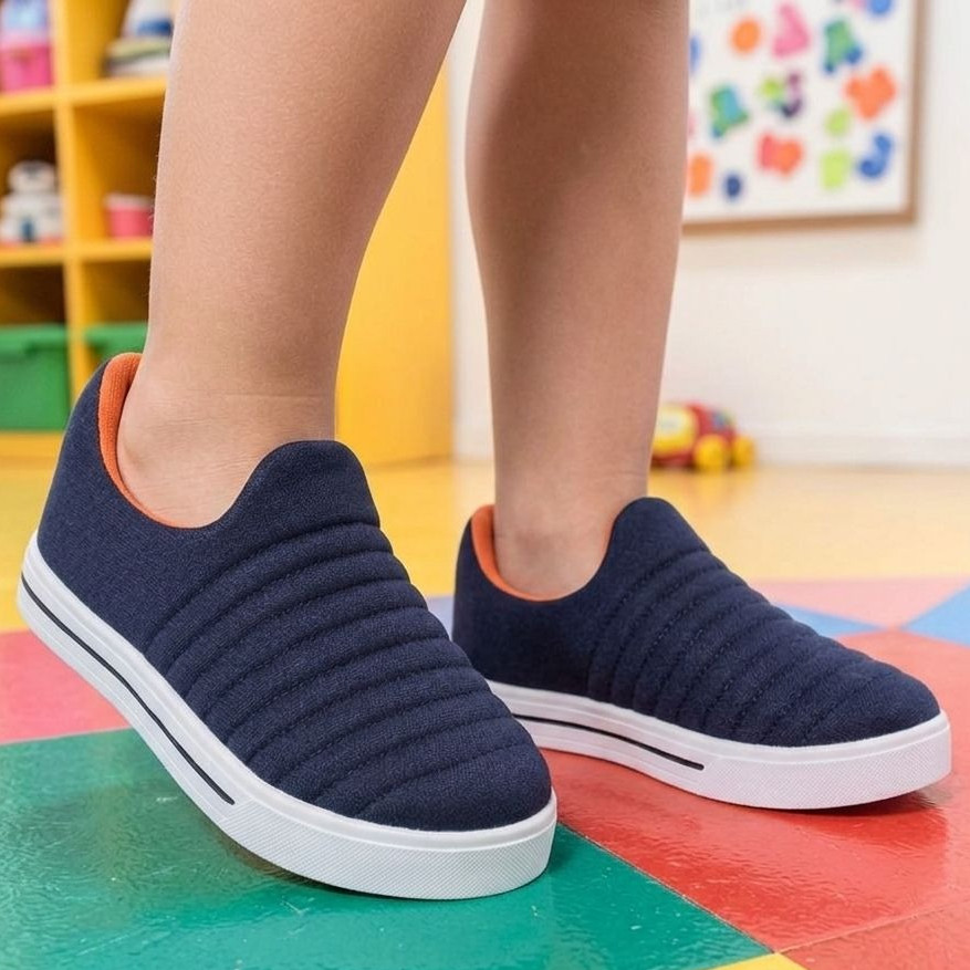 Tênis Calce Fácil Infantil Masculino Escolar Confortável Original Menino Bebê Promoção