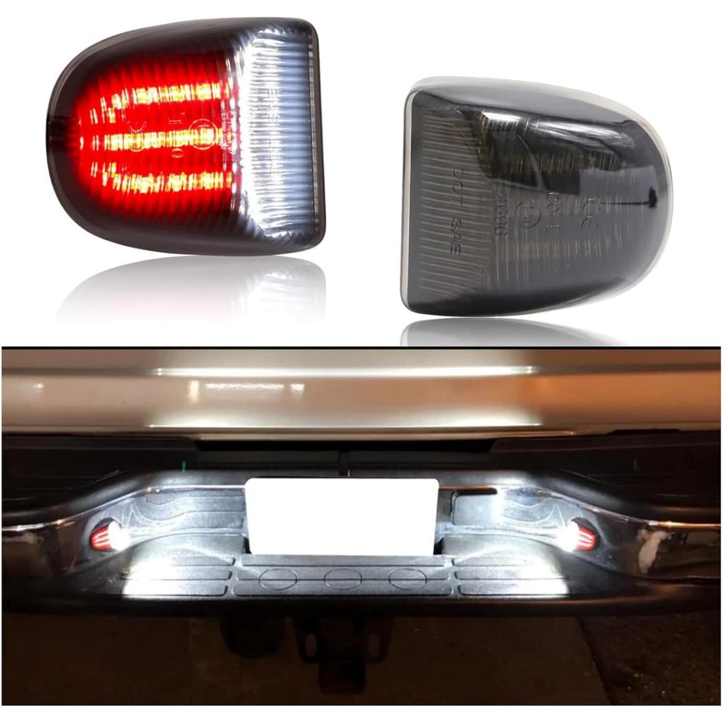 Conjunto de Luz de Placa de Licença LED Completa 6000K Compatível com Silverado Sierra 1500 2500 3500 Suburban Tahoe Yuk