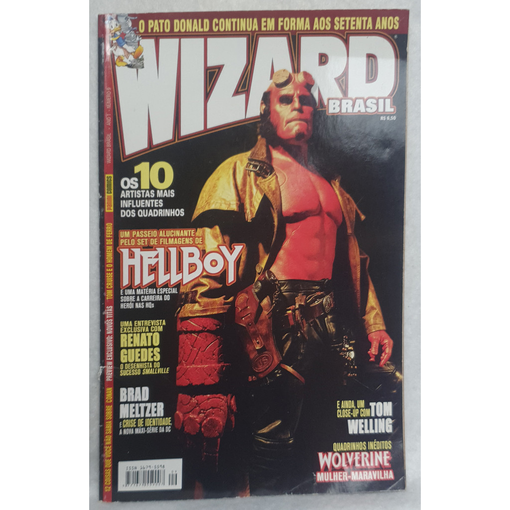 Gibi Wizard Brasil Volume 9 - Hellboy - Editora Panini Comics