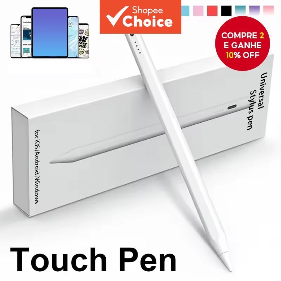 2026 Caneta Universal Stylus para Android, iOS, Windows, Tablet/Celular, Caneta Capacitiva para Samsung, Huawei, Apple,