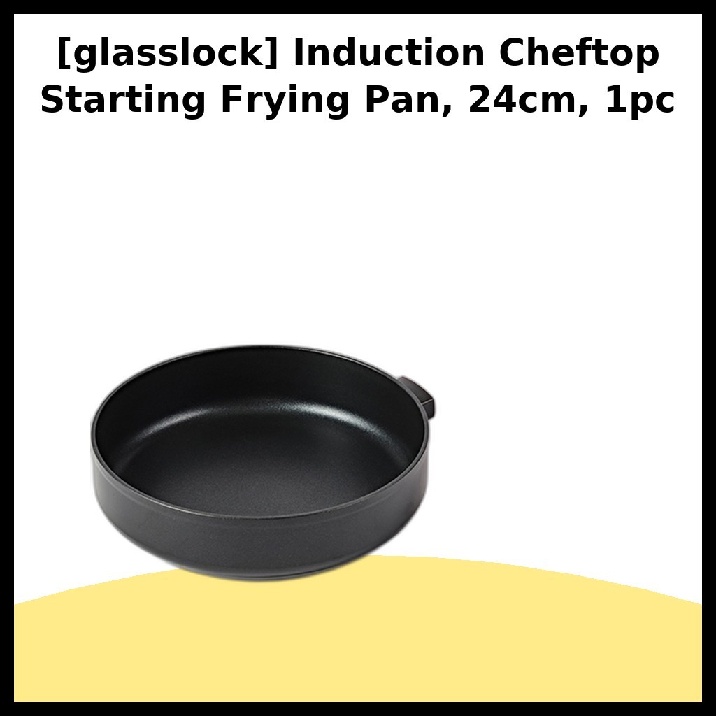 [glasslock] Frigideira De Partida Cheftop De Indução , 24 Cm , 1 Unidade/Coreana/Compatível Com Oppa Coreano