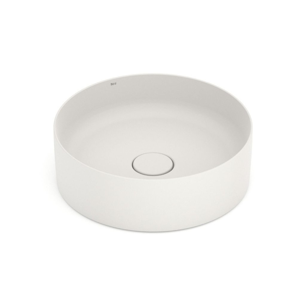 Cuba de Apoio Redonda 390 sem Mesa T2 Terra Roca Beige