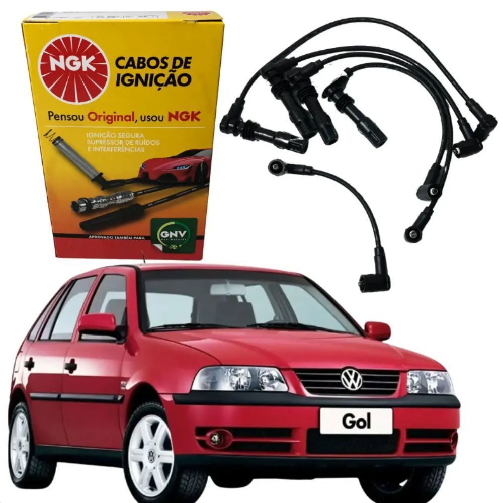 JOGO CABO De Ignição Ngk Gol G3 16v 99 1.0 16v 08997