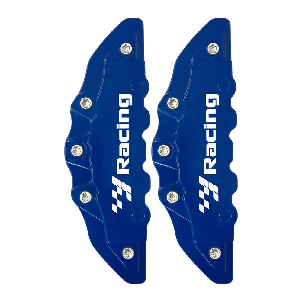 Par Capa Pinça Freio Azul - Racing Esportivo Tuning Aro 15+