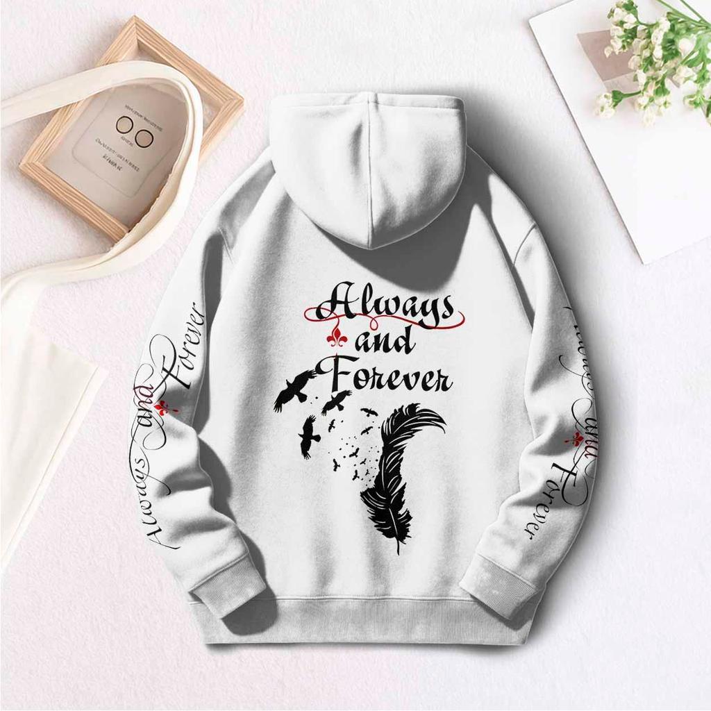 Moletom Canguru Serie The Vampire Diaries Diarios De Um Vampiro Pena Always Premium Moda Inverno