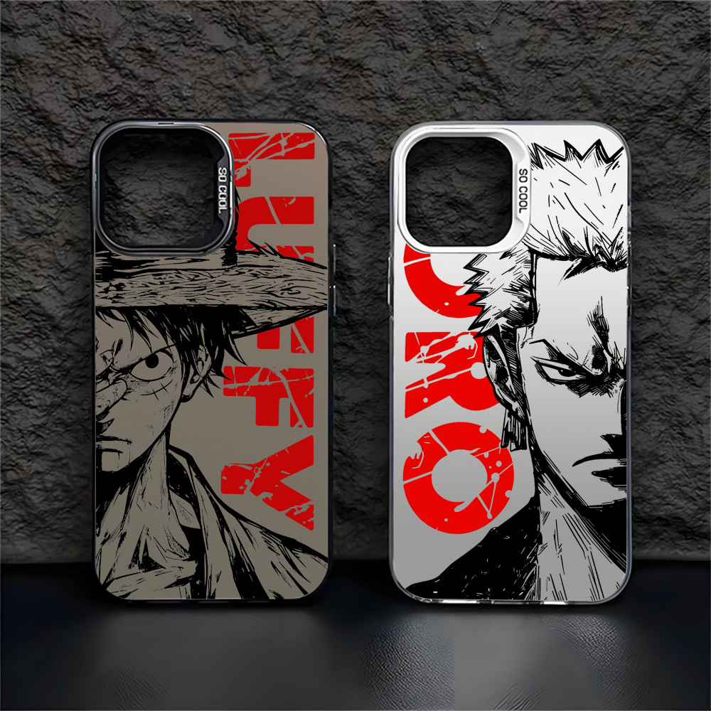Capa Para Samsung A56 A36 A55 A54 A16 A15 A14 A05S A52 A34 A35 A32 A13 S24 S23 FE Luffy Zoro MKcase