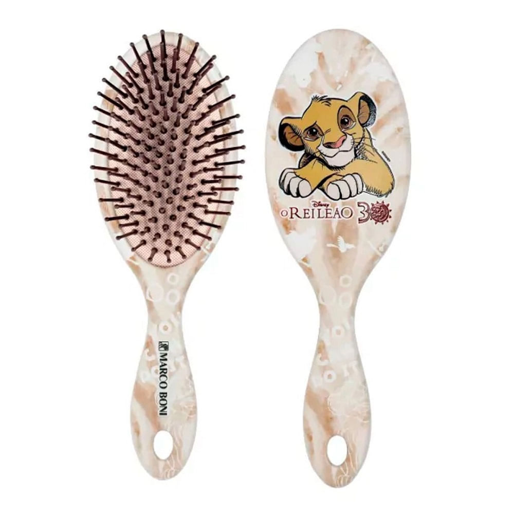Escova de Cabelo Oval Marco Boni Disney Rei Leão 3D 1 Unidade em Oferta na Shopee